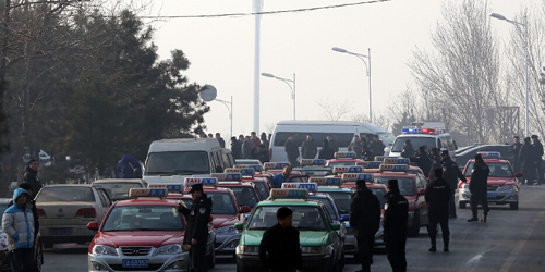 沈陽(yáng)千輛出租車罷運(yùn)-抗議滴滴和快的專車4