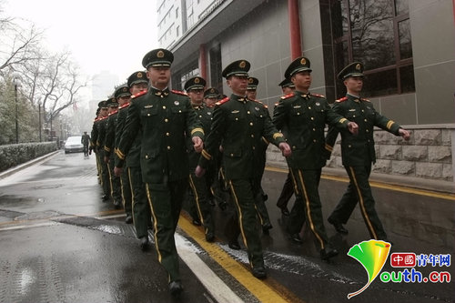 武警官兵正式進(jìn)駐住地4