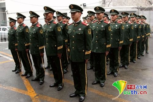 武警官兵正式進(jìn)駐住地11
