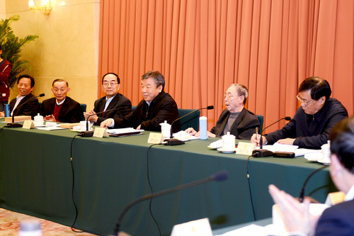 全國政協(xié)京昆室成立30年座談會現(xiàn)場 全國政協(xié)副主席、京昆室主任盧展工講話