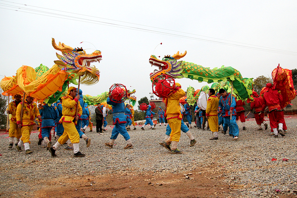 龍燈舞動(dòng)新農(nóng)村