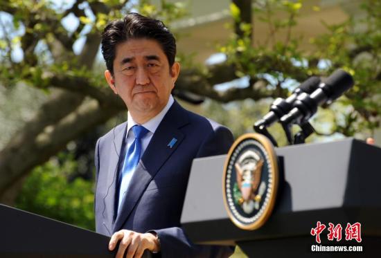 資料圖片：日本首相安倍晉三。