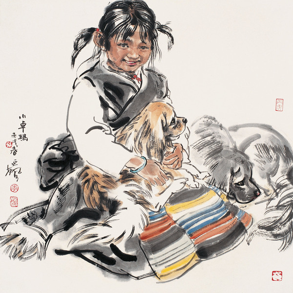 52.《小卓瑪》_68cmx68cm_2006