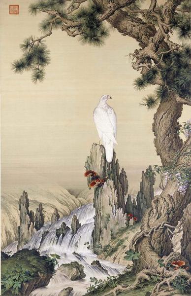 《松獻(xiàn)英芝圖》