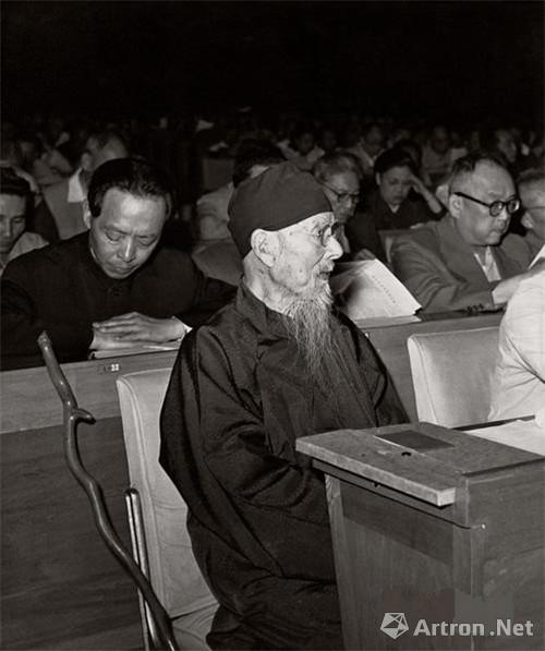 附圖16、1956年6月15日，齊白石出席第一屆全國(guó)人民代表大會(huì)第三次會(huì)議