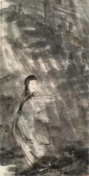 1946年《山鬼圖》，南京博物院館藏