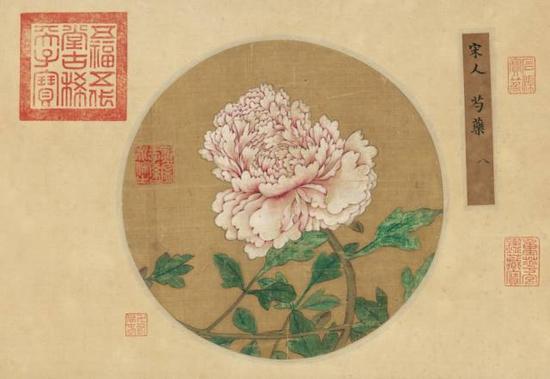 宋人《芍藥圖》，成交價(jià)：2070萬(wàn)元，圖片來(lái)源：中國(guó)嘉德