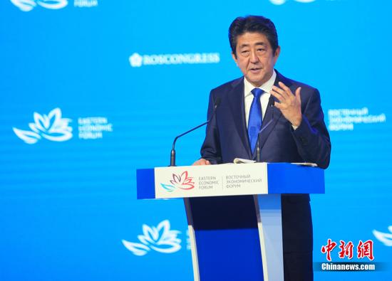 資料圖片：日本首相安倍晉三。 <a target='_blank' href='http://www.chinanews.com/'>中新社</a>記者 王修君 攝