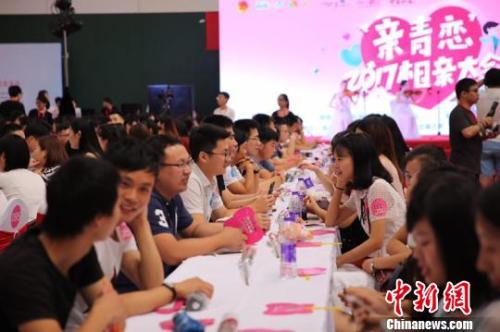 資料圖：共青團浙江省委成立婚戀交友事業(yè)部，5000余人來相親。譚俠 攝