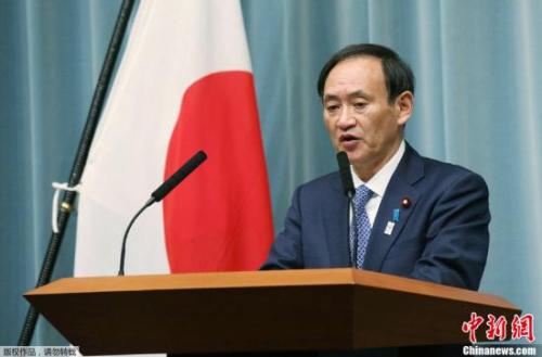 資料圖：日本內(nèi)閣官房長官菅義偉