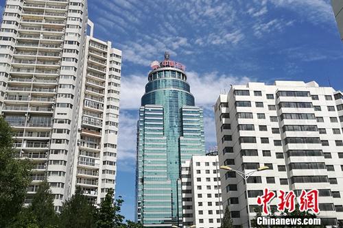 北京市亞運村北辰附近某小區(qū)樓外景。<a target='_blank' href='http://www.chinanews.com/' >中新網(wǎng)</a> 程春雨 攝