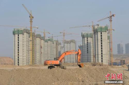 資料圖：山西太原東中環(huán)一處房地產(chǎn)項目破土動工。 <a target='_blank' href='http://www.chinanews.com/'>中新社</a>記者 韋亮 攝