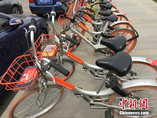 資料圖：大街上的共享單車。<a target='_blank' href='http://www.chinanews.com/' >中新網(wǎng)</a> 吳濤 攝