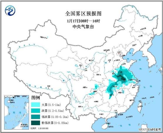 氣象臺發(fā)布大霧黃色預(yù)警 北方局地降溫超10℃