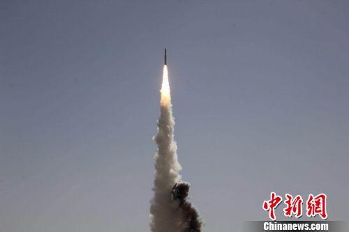 火箭發(fā)射升空。唐明軍 攝