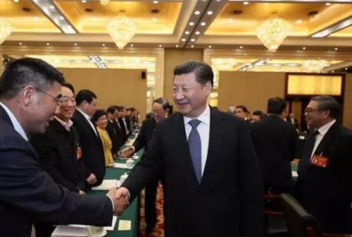 2017年3月4日下午，中共中央總書記、國家主席、中央軍委主席習近平看望參加全國政協(xié)十二屆五次會議的民進、農(nóng)工黨、九三學社委員，并參加聯(lián)組會，聽取意見和建議。