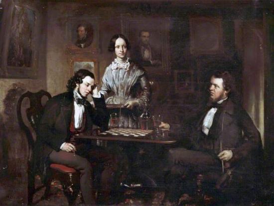 Chess Players， c.1840–c.1850