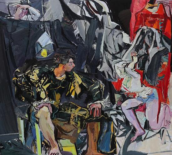 閆平，起飛，180×200cm，布面油彩，2018
