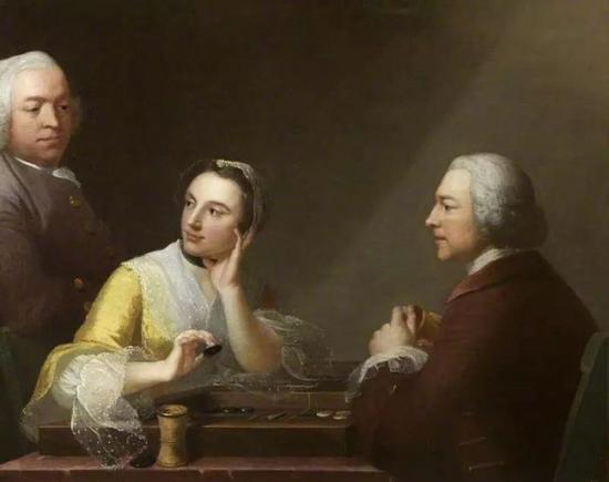 The Backgammon Trio， 1754 （？）