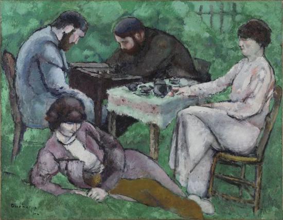 The Chess Game， 1910
