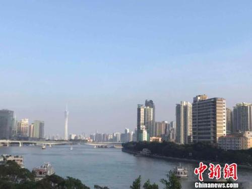 資料圖：廣州市珠江沿岸。許青青 攝