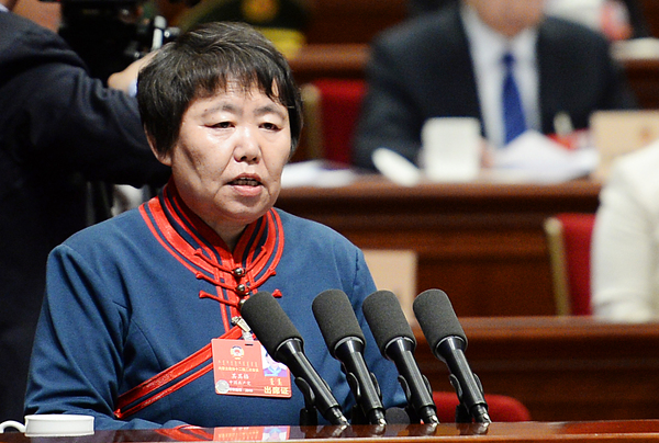 4、其其格作了政協(xié)內(nèi)蒙古自治區(qū)第十二屆委員會(huì)常務(wù)委員會(huì)關(guān)于十二屆一次會(huì)議以來(lái)提案工作情況的報(bào)告
