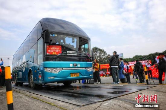客車資料圖。<a target='_blank' href='http://www.chinanews.com/' >中新網(wǎng)</a>記者 李霈韻 攝