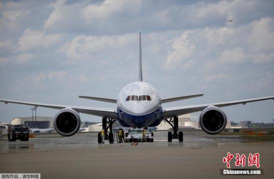 資料圖：波音787夢幻客機。