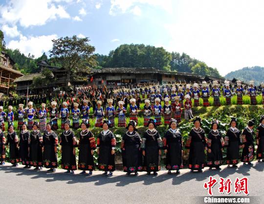 郎德苗寨。雷山縣委宣傳部供圖