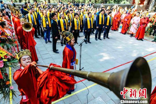 資料圖：祭孔大典。　梁犇 攝