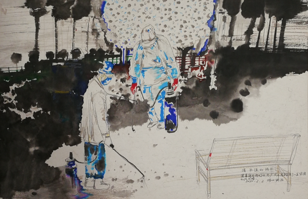 26 作者 楊正國(guó)  作品名稱 消殺組的戰(zhàn)斗》