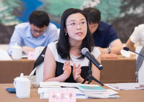 江蘇第二師范學(xué)院教授姚蘇平 現(xiàn)場(chǎng)發(fā)言
