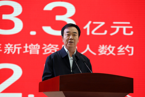 寧夏回族自治區(qū)黨委常委、統(tǒng)戰(zhàn)部部長(zhǎng)白尚成發(fā)表總結(jié)講話