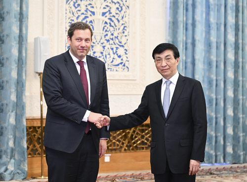 （時政）王滬寧會見德國社民黨代表團(tuán)(2393759)-20230606172053