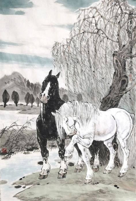 《戀 夏 》45cmx68cm  2023年創(chuàng)作