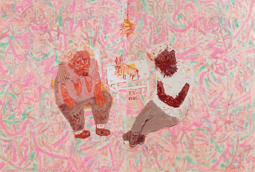 打-盹（油畫）150×220cm-于-來