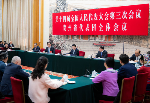 兩會丨王滬寧參加貴州代表團(tuán)審議(6587840)-20250306002218